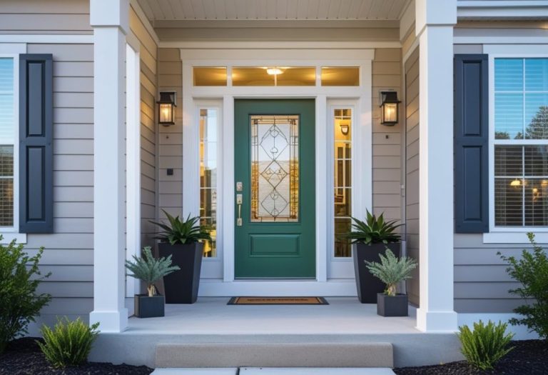 Mobile home front door